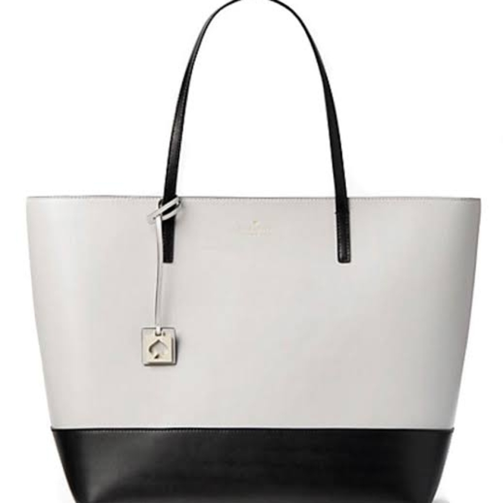 Kate Spade Black and White Tote Bag